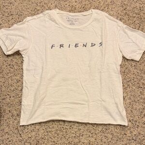 American Eagle Outfitters White 'Friends' Tee